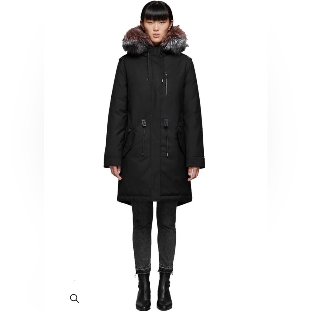Mackage Rena DX Down Parka with Fur and Leather Trim